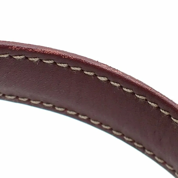 Cartier shoulder bag mast line ladies bordeaux calf leather - Picture 7 of 7